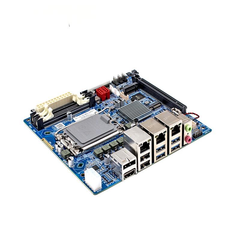 H610 ATX工控主板 3网卡6串口支持12代 13代高性能桌面CPU